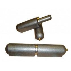 Шарнир-капля Ф32х180мм. для метал. дверей (с подшипником и масленкой)